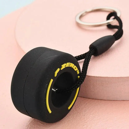 f1 tire keychain