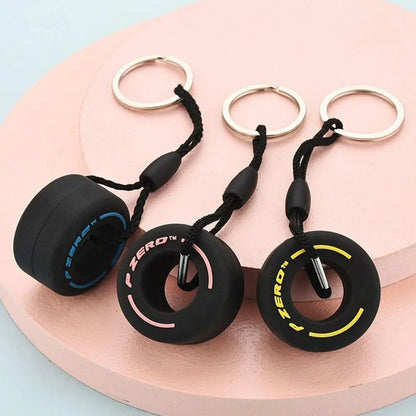 f1 tire keychain