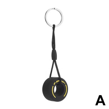 f1 tire keychain