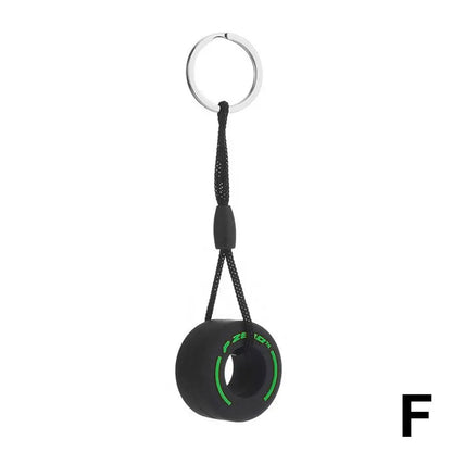 f1 tire keychain